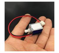 Alto rendimiento Mini válvula solenoide eléctrica (3/5/10 unidades, CC 4,5/6/12 V, normalmente cerrada, N/C) para generador(5pcs,C DC 12V)