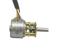 Alto rendimiento Motor paso a con engranajes de 3/5/10 piezas, CC 5 V, 15 mm, bifásico, 4 cables, minimotor caja cambios metal para generador(5pcs)