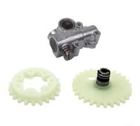 Alto rendimiento para bomba de aceite Turbo para MS380 MS381 Piezas de motosierra Ajuste de precisión Fácil Instalación (C)