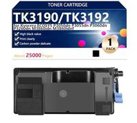 Alto Rendimiento TK3190 TK3192 Cartucho de Tóner de Repuesto para Kyocera ECOSYS P3050dn P3055dn P3060dn P3260dn M3860idn M3860idnf Impresión, Nítida y Duradera,Black-1 Pack