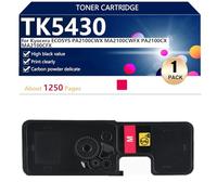 Alto Rendimiento TK5430 Cartucho de Tóner de Repuesto para Kyocera ECOSYS PA2100CWX MA2100CWFX PA2100CX MA2100CFX Impresoras, Nítida y Duradera,Magenta-1 Pack