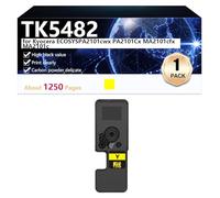 Alto Rendimiento TK5482 Cartucho de Tóner de Repuesto para Kyocera ECOSYS PA2101cwx PA2101Cx MA2101cfx MA2101c Impresoras, Nítidas y Duraderas,Yellow-1 Pack