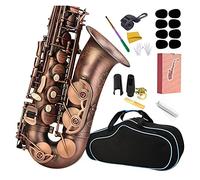 Alto Sax Profesional E- Flat Alto Saxófono Instrumentos Musicales Simulación De Cobre Antiguo