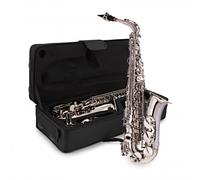 Alto Saxophone by Gear4music Nickel