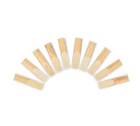 Alto Saxophone Reeds 2.5 FIRT E FLAT 10 PACK Premium Elastic Sax Reeds para práctica de rendimiento con cajas de almacenamiento 7x1.6x0.35 cm
