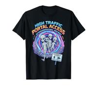 Alto Tráfico Portal Acceso Interdimensional Highway Alien Camiseta