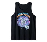 Alto Tráfico Portal Acceso Interdimensional Highway Alien Camiseta sin Mangas