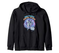 Alto Tráfico Portal Acceso Interdimensional Highway Alien Sudadera con Capucha