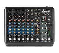 ALTO TrueMix 800FX Mezclador de Audio con Bluetooth | 4 Entradas de Microfono XLR, Interfaz de Audio USB y Bluetooth para Podcasting, Grabacion y DJs