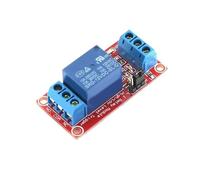 Alto y bajo activador por flanco 1 módulo de relé placa interfaz escudo for AVR DSP ARM MCU baja leve 5V 12V 24V(5PCS 12V Red)