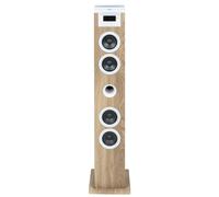 Thomson DS121CD Torre de Sonido Bluetooth con Reproductor de CD 60 W Madera