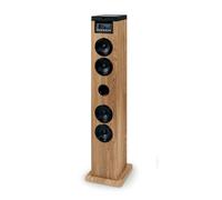 Altoparlante a torre - THOMSON - Nero/Legno - Bluetooth/CD/USB/SD, 60W, Radio FM, Telecomando, Alimentatore 230 V