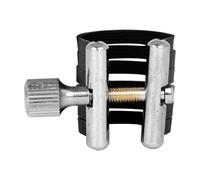 Altos - Abrazadera de repuesto para ligadura de saxofón, abrazadera de cabeza de flauta de piel sintética, accesorios para boquilla