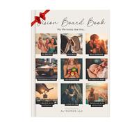 AltroMon Libro de tablero de visión más de 900 imágenes y citas mejoradas para kit de tablero de visión, visualizar, inspirar y crear objetivos de vida, revista para tablero de visión y libro de