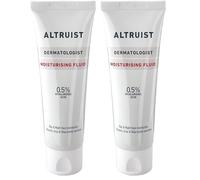 Altruist Fluido hidratante con 0,5% Ácido Hialurónico, hidratante diario, ligero para hidratación y firmeza, ácido hialurónico, glicerina, urea y manteca de karité, rápida absorción, no graso, 50 ml