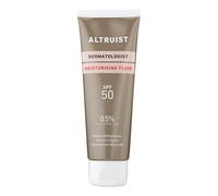 Altruist Fluido hidratante FPS 50, Protección UVA/UVB de amplio espectro, Fórmula antiedad, Ácido Hialurónico, Niacinamida y Vitamina E, Hidratante, No grasa, 50 ml