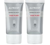 Altruist Líquido dermatólogo de protección solar SPF 30 - Protección superior UVA de 5 estrellas por el Dr. Andrew Birnie, protección facial antioxidante premium - 50 ml (Paquete de 2)