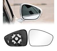 Altsbaos 1PCS Compatible con Citroen C3 C4 C5 DS3 DS4 DS5 Cristal Espejo Retrovisor, Calefactable Retrovisor Compatibile con Peugeot 508/508SW Vidrio Espejo 2011-2018(Derecho)