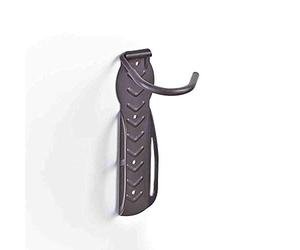 Altuna - Gancho de Pared para Bicicleta - Firme y Resistente - Ideal para Encajar la Rueda de la Bici - Color Negro - Ahorra Espacio en tu Garaje o Trastero - Gancho de Anclaje - Dicoal
