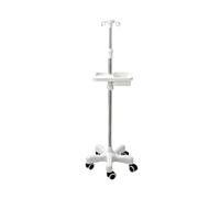 Altura ajustable de poste de soporte intravenoso portátil médico Postes IV