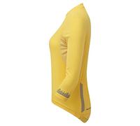 Altura All Roads-Camiseta de Ciclismo de Manga Tricoto Corta, Mujer, Amarillo, M