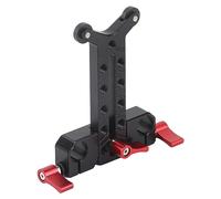 Altura del Soporte de Lente Orificio de Varilla de 15 mm Soporte de Lente de aleación de Aluminio para riel de cámara de Aluminio, lo Que lo Convierte en un Soporte de Lente Resistente y Duradero