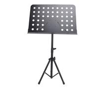Altura del soporte de libros de música profesional de stand de partitura de 23.6 a 63 180 ° Ajustable para guitarra, ukelele, reproductores de violín