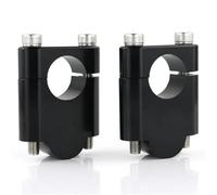 Altura Manillar Motocicleta Abrazaderas Para Elevadores Manillar Fat Bar 28 Mm 1 1/8" Para CB300R, CB500X CBF125NA VFR800X Para Crosstourer CRF450R CTX1300 XL 750 Para Transalp(Black Riser 40mm)