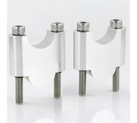 Altura Manillar Motocicleta Elevadores Manillar 28mm 1 1/8" Para Manillar Fat Bar Para Triumph Para Tiger 1050 Sport Para Trident 660 Para Scrambler 1200 Para Speed Twin 1200(Silver Riser 40mm)