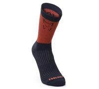 ALTUS Caspio Calcetines de caña media en Coolmax |Calcetines de montaña | Unisex (FR/ES, Letras, L, Regular, Regular, Rojo)
