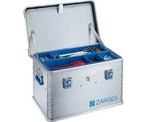 Alu-Eurobox - Caja de aluminio (60 L, IM: 550 x 350 x 310 mm)