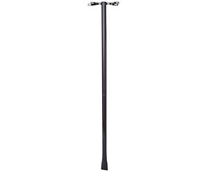 ALUBOX Poste de Soporte para Buzón Americano de Chapa Galvanizada Poste para Buzón Exterior Altura 145 cm