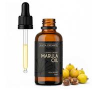 ALUCIA ORGANICS Aceite de Marula Orgánico Certificado 50ml - Aceite de Marula 100% Puro para Rostro, Cuerpo y Cabello - Natural, Prensado en Frío y Sin Refinar - Vegano