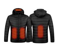 Alueeu Chaleco calefactable Mujer Hombre Invierno Rebajas 2022 Lavable Pullover Moda USB Abrigos con 11 Zonas de Calentador Calefacción Inteligente Cálido para Camping Senderismo Esquí Pesca