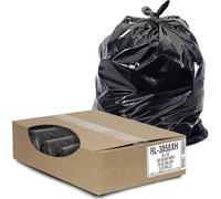 aluf plásticos rl-3858 X H t-tough rollos) baja densidad Repro mezcla Star sello Coreless rollos bolsa, 55 - 60 galón Capacity, 58 cm de largo x 38 cm Ancho, XH, fuerza, Negro (Pack de 100)