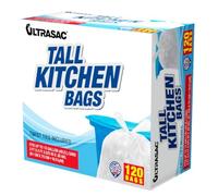 Aluf Plastics, bolsas altas de cocina, 13 galones (120 unidades)