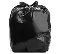 Aluf Plastics Bolsas de basura resistentes de 44 galones, 1.5 mililitros (eq), color negro, 38 x 53 pulgadas, paquete de 100 unidades, para construcción, industrial, exterior y comercial