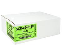 Aluf Plastics Bolsas de basura transparentes de 9 micras de 45 galones, 39 x 46 pulgadas, paquete de 250 unidades, para el hogar, oficina, baño y comercio