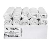 Aluf Plastics HCR-404816C - Bolsas para rollos de papel de alta densidad, selladas con estrella, 45 g, polietileno, 101,6 x 121,9 cm, transparente (Paquete de 250)