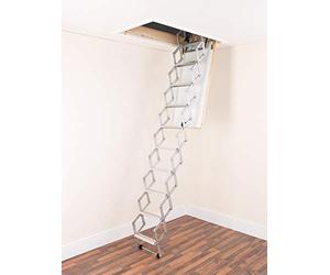 Alufix 1502-006 - Escalera para áticos (tamaño: 11 Tread)