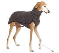 Alulayu Whippet - Jersey de forro polar para perros grandes, cuello alto, camisa de forro polar para perros, abrigo de invierno para perros, forro polar cálido, chaqueta exterior para perros