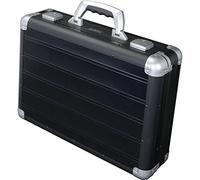Alumaxx Attaché Venture - Maletín para portátil, Negro Mate., 45,5 × 33,5 × 13,5 cm, Venture - Maletín con Accesorios, Color Negro Mate
