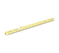 Alumicolor Regla, herramienta de medición, oro, 15 cm