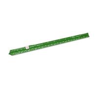 Alumicolor Regla, herramienta de medición, verde, 6 pulgadas