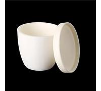 Alumina Corundum Crucible with Cover - 3ml to 100ml Capacity for Laboratory Analysis and Melting(50ml)