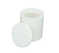 Alumina Cylindrical Crucible with Lid - 0.7-85ml Laboratory Analysis Crucible for Foundry and Material Processing(19x58mmx11)