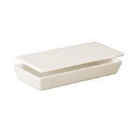 Alumina Rectangular/Square Crucible with Lid - High-Performance Industrial Melting Moulds for Arc and Induction Melting, 0.9-185ml, 1pc(100x20x20mmx22)