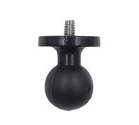 Aluminio 1/4 tornillo 25mm bola montaje 1 pulgada cabeza de bola adaptador teléfono titular para Go Pro 360 X2 motocicleta montaje bola cabeza adaptador 1/4