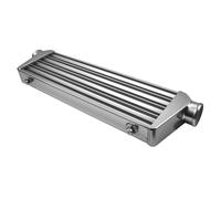 Aluminio 2.5" Universal Turbo Intercooler Kit de montaje frontal Tube & Fin Core