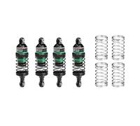 Aluminio 6061-T6 aleación delantera y trasera ajustable progresiva Shock 63 mm para Traxxas Mini Slash 4X4 / Mini Rally VXL Ford RS200 Upgrades - Verde